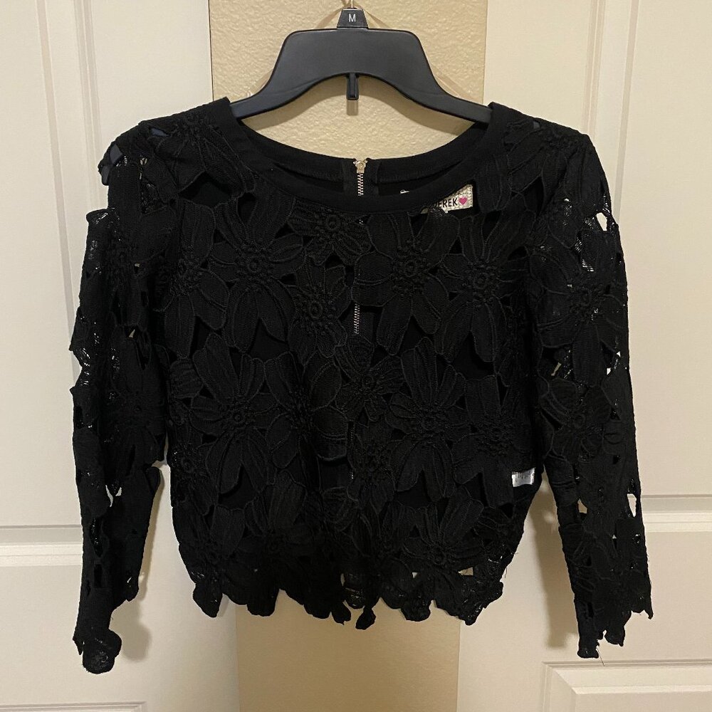 I'm In Love with Derek Cut-Out Blouse